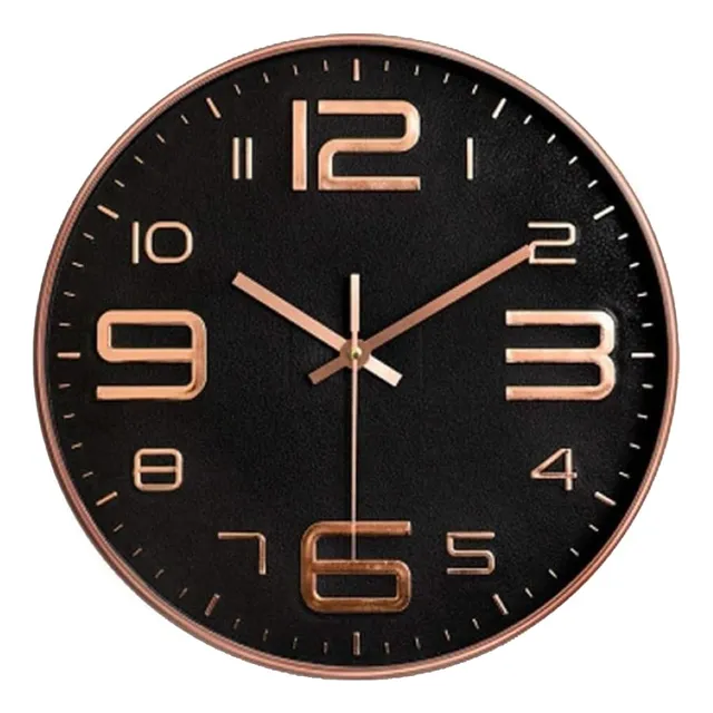 Reloj De Pared C/números 3d, 30 Cm Diámetro -