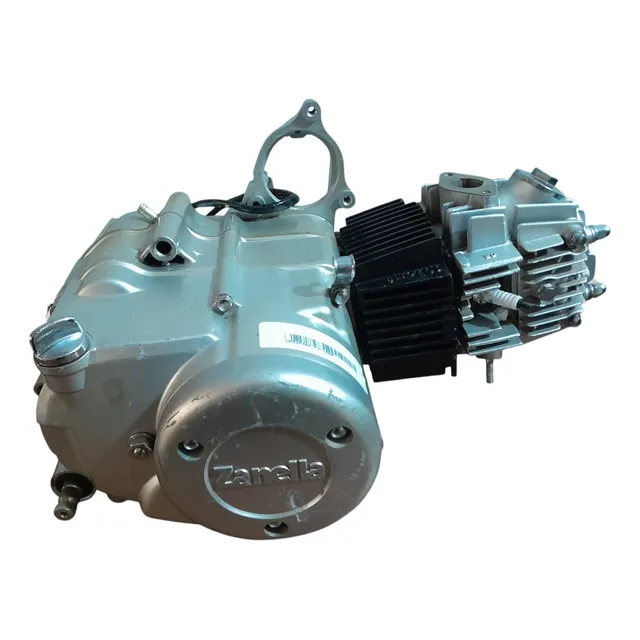 Motor Zanella 110 Zb Gris Claro Detalle