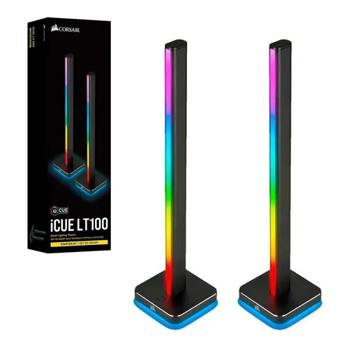 Kit De Torres De Iluminacion Corsair Lt100 Kit Inicio Rgb Color Del Teclado Negro
