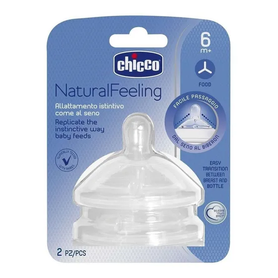 Tetinas Chicco Naturalfeeling 6m+