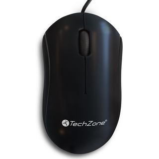 Mouse Techzone Óptico Alámbrico Diseño Clásico 1.3 Mts Mouse Techzone Óptico Alámbrico Diseño Clásico 1.3 Mts