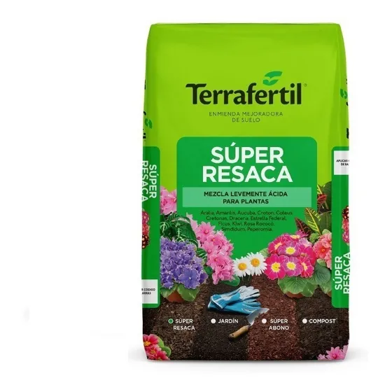 Super Resaca De Rio 20lt Terrafertil Plantas Interior