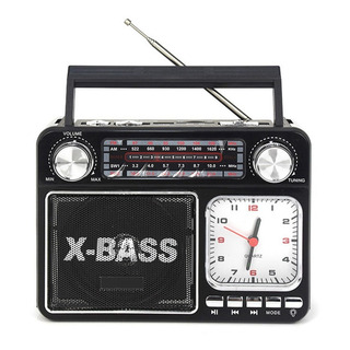 Rádio Relógio Retro Bluetooth Vintage Fm Am Sw Usb Portátil Rádio Relógio Retro Bluetooth Vintage Fm Am Sw Usb Portátil