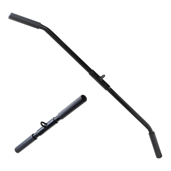 Kit Puxador Costas 1,20 + Barra Reta Cross Over Academia