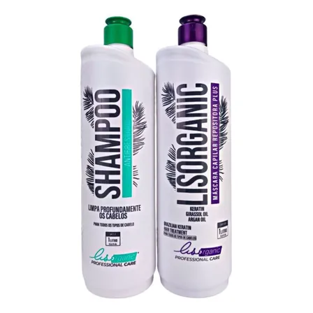 Progressiva Organica Semi Definitiva Lisorganic 2x1000ml Kit