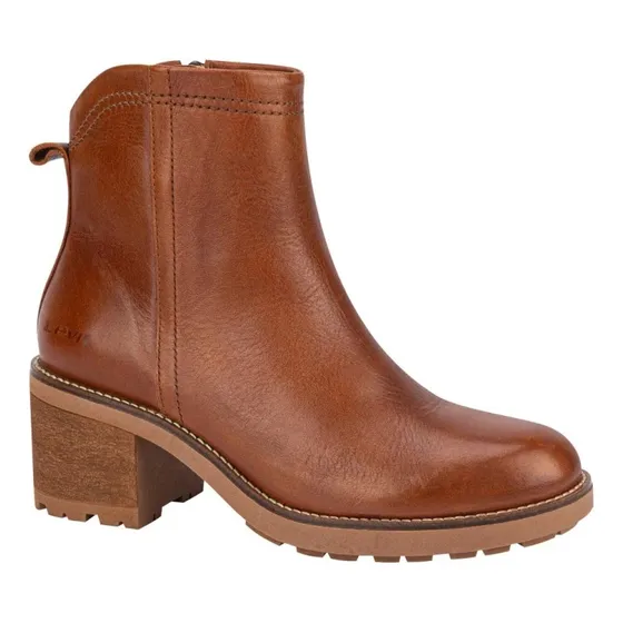 Bota  De Dama  Casual Levi's 3471 Color Cogñac