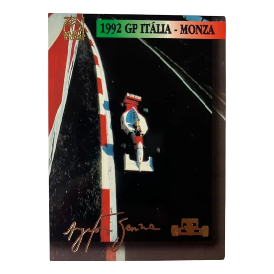 Card Perfil Ayrton Senna F1 - Card 18