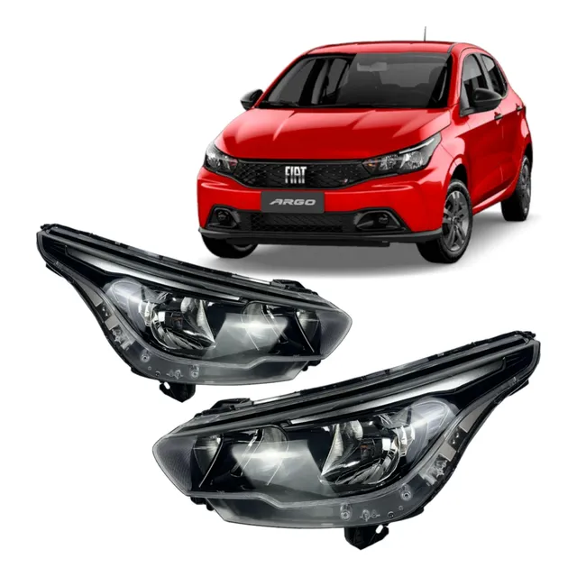 Farol Dianteiro Fiat Argo 2024 Á 2025 Sem Led H15