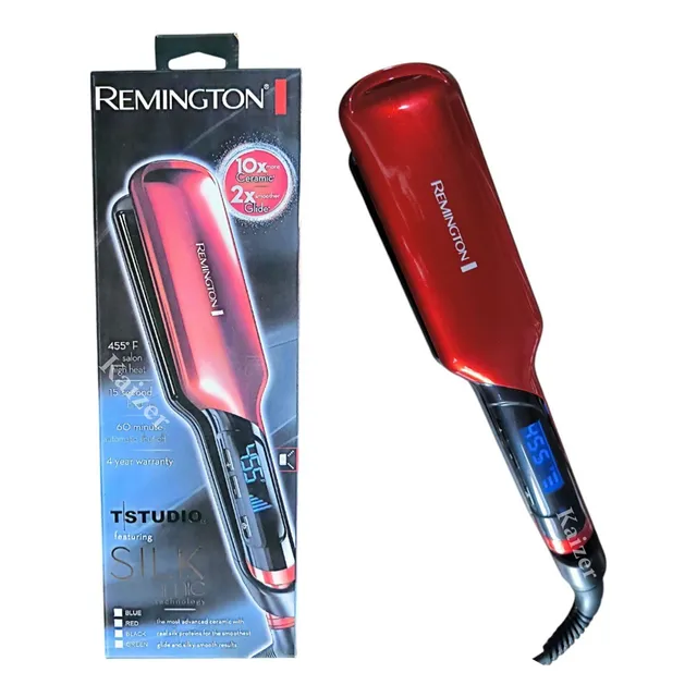 Plancha Remington De Cabello 455º F Silk Ceramica Gruesa 