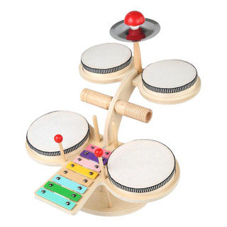 Juguete De Xilófono De Tambor, Percusión De 41cmx40cmx47cm Juguete De Xilófono De Tambor, Percusión De 41cmx40cmx47cm