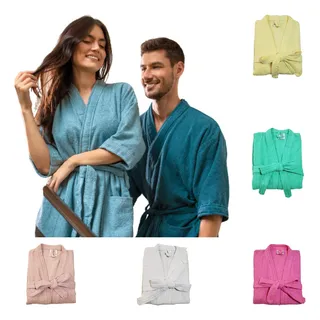 RoupĂŁo Banho Atoalhado Feminino Masculino 100% AlgodĂŁo Robe RoupĂŁo Banho Atoalhado Feminino Masculino 100% AlgodĂŁo Robe