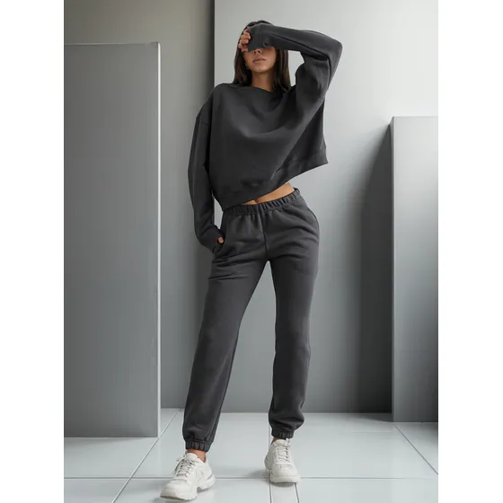 Buzo Sudadera Deportiva Oversize Cropped - Talles S M L