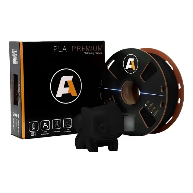 Filamento 3d 1kg Impresión Negro  Pla Premium Pro Faomic
