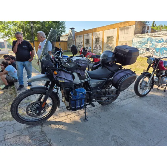 Totalmente Equipada Top Case Alforjas Parabrisa Bolso Tanque