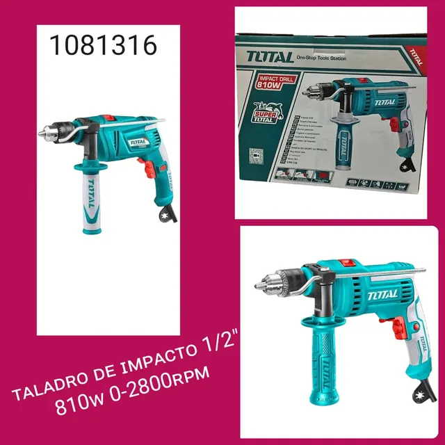 Taladr Impacto 1/2 810w 0- 2800rpm.
