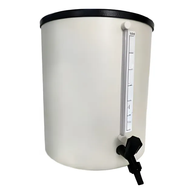 Barrilete 100 Litros Pvc Com Torneira Para Armazenamento