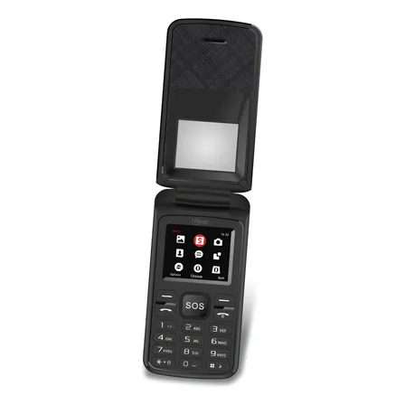 Telefono Senior Shell 4g Lte Bt Sos 1.8 Negro Mlab 09312