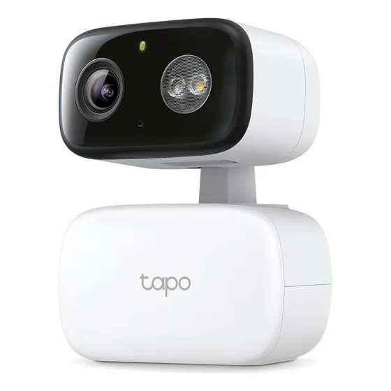 Câmera de segurança WiFi branca TP-Link Tapo C206 2k para interior/exterior