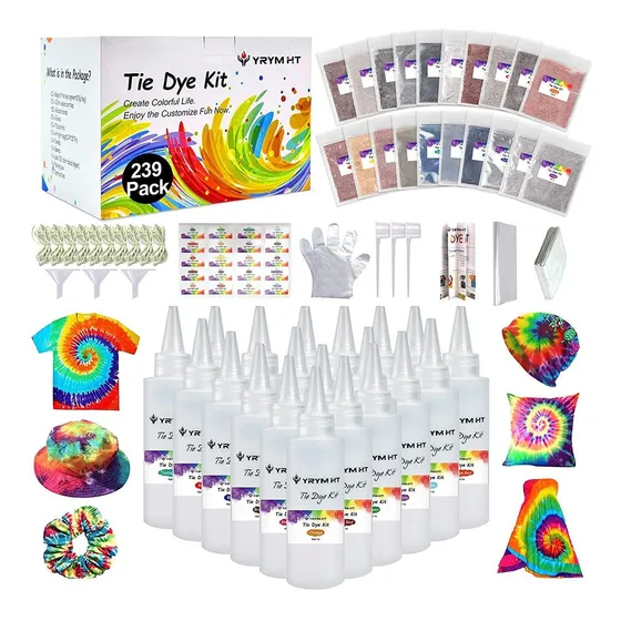 Ht Kit Teñido Anudado Para Niño Adulto 239 Kits Ropa 60