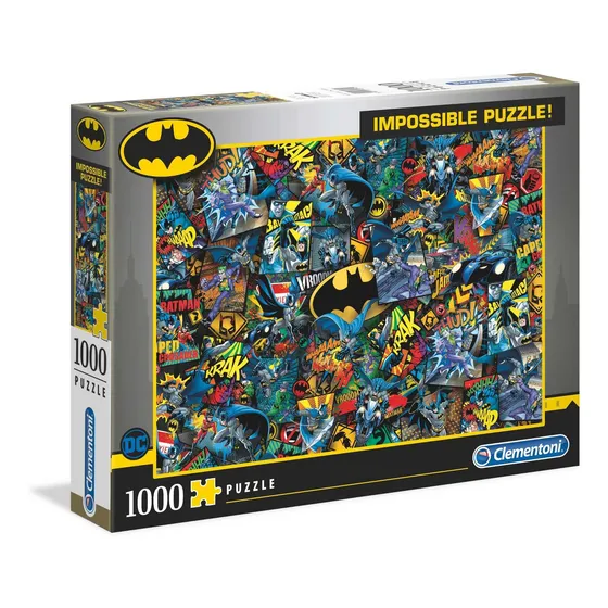 Rompecabezas Batman Imposible 1000 Pz Clementoni Italia Reto Joker