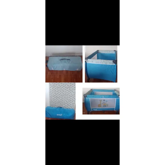 Practicuna Avanti, Plegable, Con Colchón Y Bolso De Transpor
