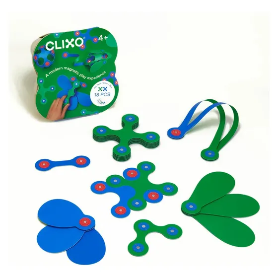 Clixo Itsy Azul/verde Set 18 Ipezas