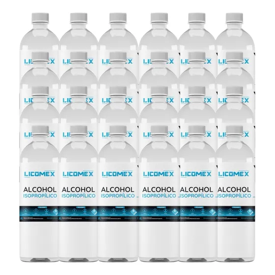 24 Pz Alcohol Isopropílico Mantenimiento Limpieza Pc