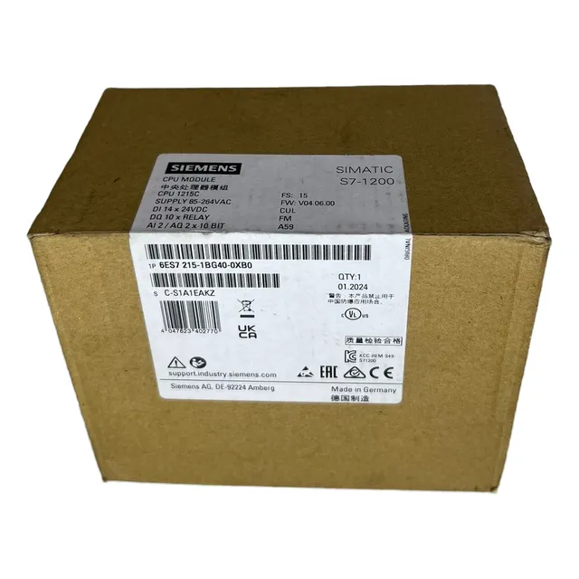 Cpu Siemens 6es7 215 1bg40 0xb0