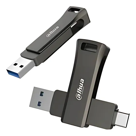 Pen Drive Dahua 64gb Usb Tipo C + Usb 3.2 Gen1 Negro