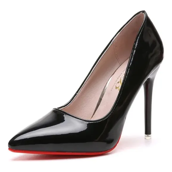 Stilettos Dama Color Negro