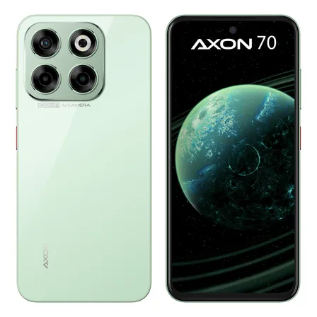 Celular Zte Axon 70, Camara Principal 108 Mpx, Ram 6 Gb, Memoria Interna 256 Gb, Pantalla 6,7  Verde