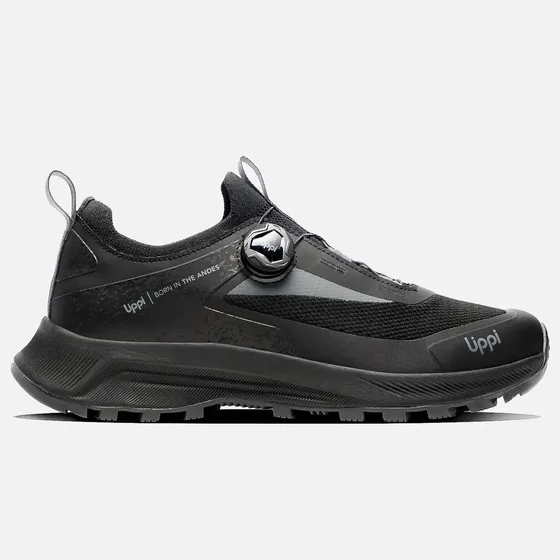 Zapatilla Hombre Light Knit Twist Negro Lippi I26