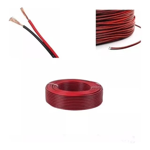 Cable Polarizado Para Cornetas Número 22 Rollo 100 Metros