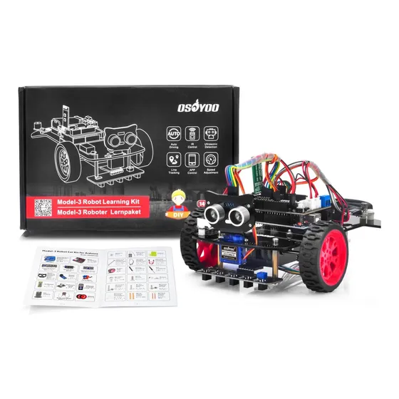 Coche Robot Diy Osoyoo 3 Para Arduino, Kit Completo