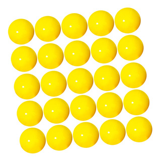 25 Piezas De Bolas De Bingo, Accesorios Duraderos, Amarillo 25 Piezas De Bolas De Bingo, Accesorios Duraderos, Amarillo