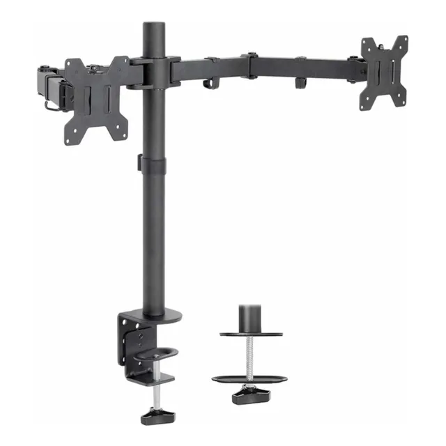 Vivo Soporte Escritorio Doble Monitor Ajusta Max 30puLG 360