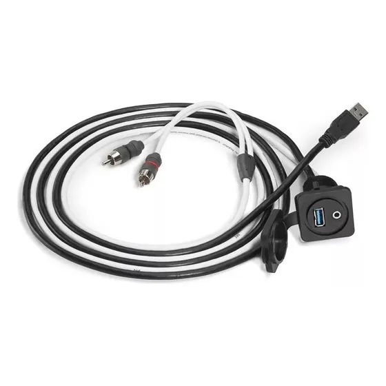 Cable Usb Mini Plug 3.5 Mm Empotrar Marino Jl Audio