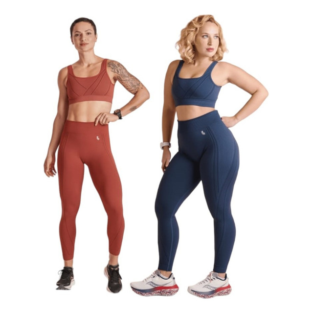 Kit/c 2 Calças Legging Max Lupo Original Cós Anatômic Fitnes Kit/c 2 Calças Legging Max Lupo Original Cós Anatômic Fitnes