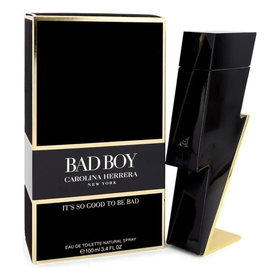 Perfume Bad Boy Carolina Herrera 100ml Original Selo Adipec