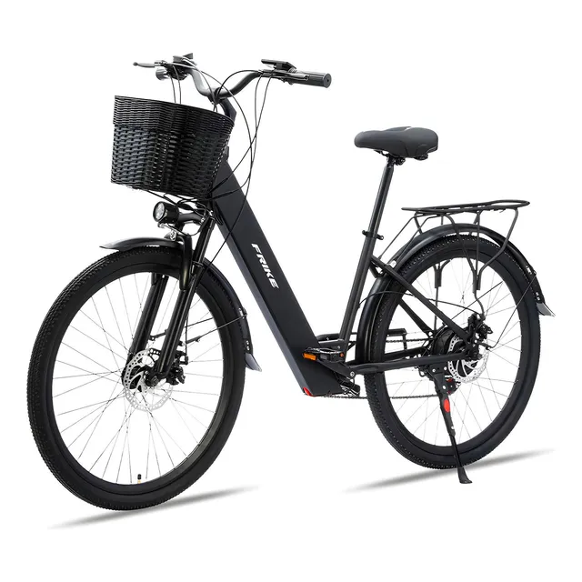 Bicicleta Eléctrica Shimano Pedaleo Automático O Asistido Negro