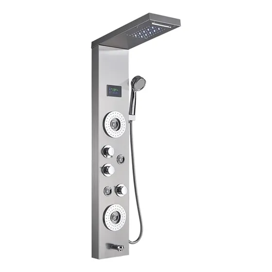 Grifo De Ducha De Baño Con Luz Led, 5 En 1 Panel De Ducha