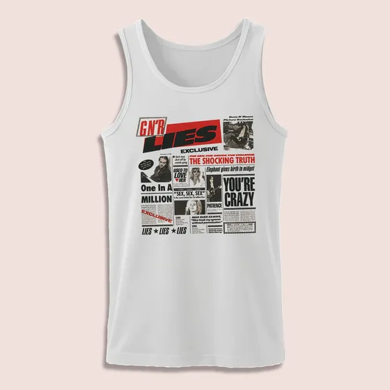 Musculosa Guns N Roses Diseño Lies Exclusivo