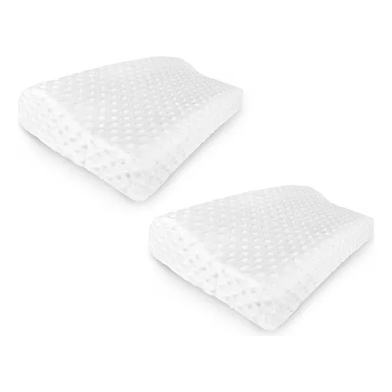 Almohada Ortopédica Energy Plus Con Espuma De Memoria Hipoalergénica, Ergonómica Para Cuello Y Cabeza, Lavable, Antiácaros Y Suave, Ideal Para Un Sueño Reparador Sin Dolores
