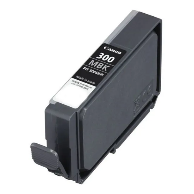 Tinta Canon Pfi-300 Mbk Negro Mate Lucia Pro