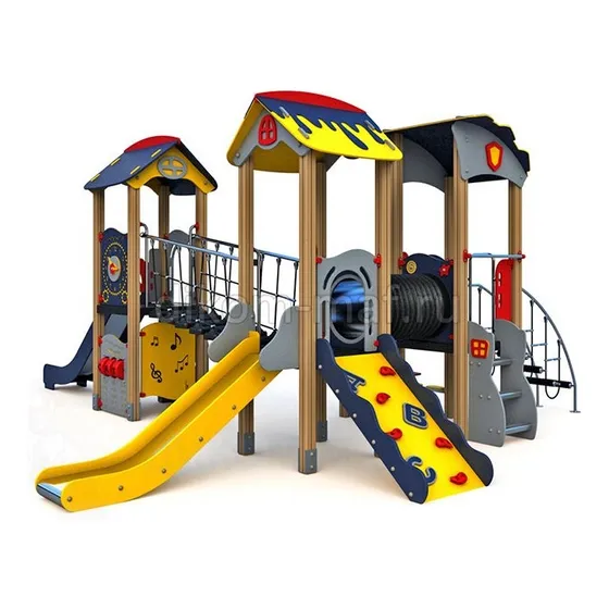 Parque Infantil Metal Y Fibra