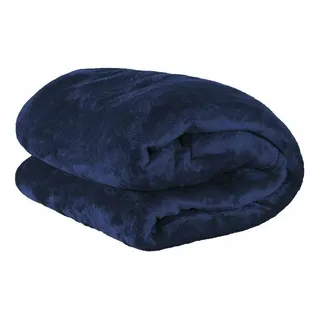 Cobertor Manta Soft Solteiro 1 Corpo Antialérgica Cor Azul-marinho Cobertor Manta Soft Solteiro 1 Corpo Antialérgica Cor Azul-marinho