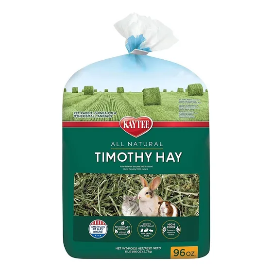Heno Timothy Cobayos Conejos Chinchillas Hamsters Kaytee 2.7kg