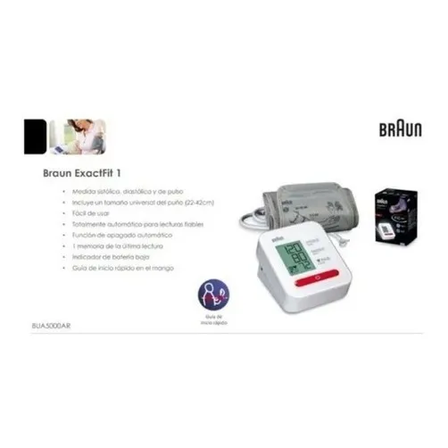 Tensiómetro Automático Digital Braun Exactfit 1 / Bua5000ar Color Blanco