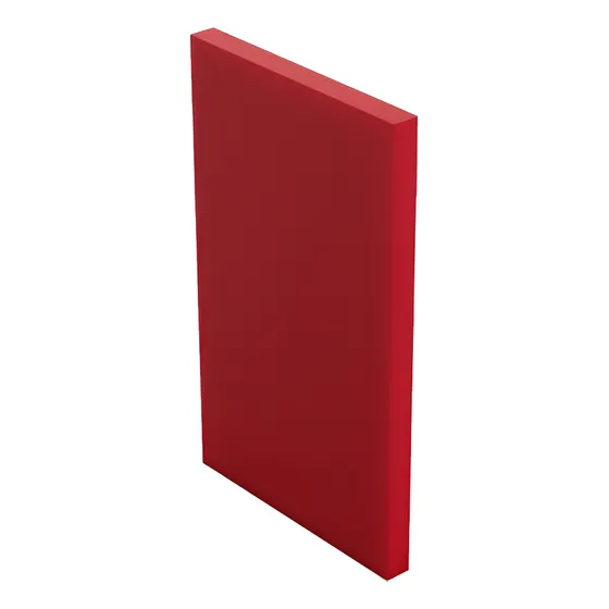 Lamina De Acrilico Rojo De 3 Mm De 60 X 60 Cm