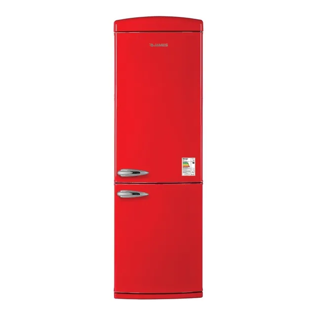 Heladera con freezer James J 373 RR color rojo con capacidad de 324L 220V